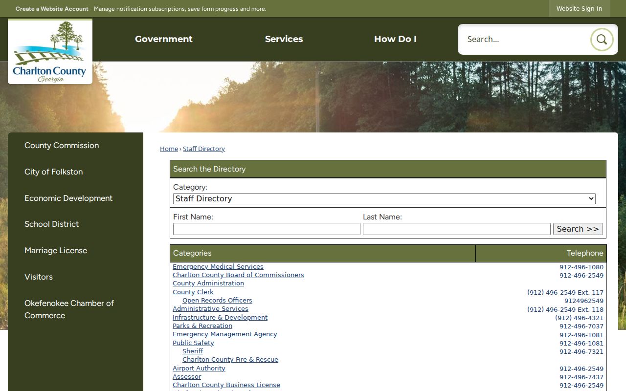 official directory routing for Homeland criminal records