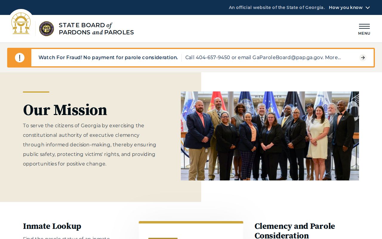 Charlton County criminal records parole authority